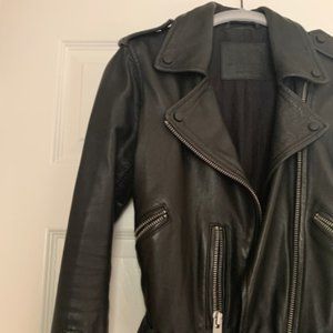 All Saints Balfern Leather Biker Jacket